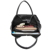 Luxury Casual Women's Soft Genuine Leather Tote Bags